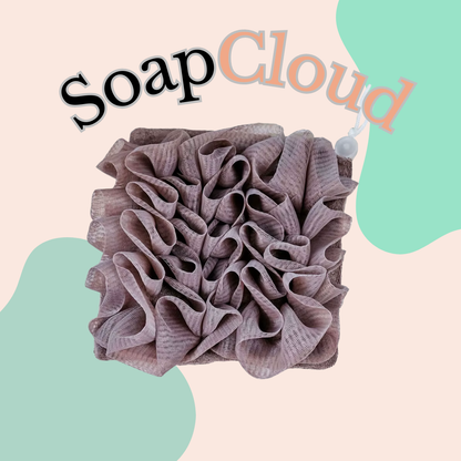 The SoapCloud 2-In-1 Loofah Sponge - Skin Care Bathing Tool