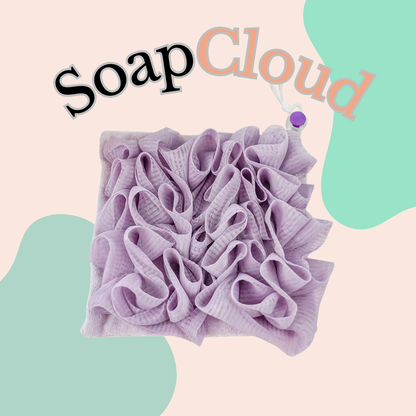 The SoapCloud 2-In-1 Loofah Sponge - Skin Care Bathing Tool