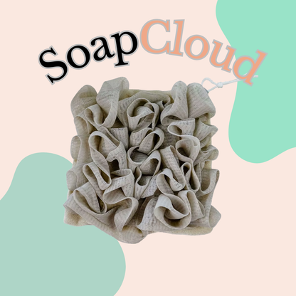 The SoapCloud 2-In-1 Loofah Sponge - Skin Care Bathing Tool